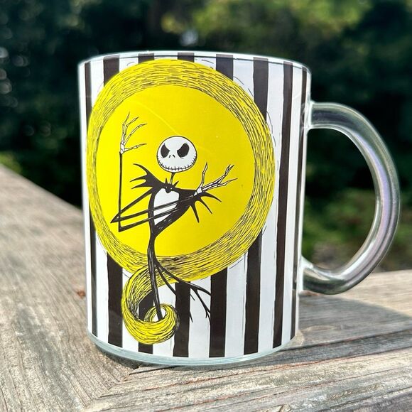 Disney Other - Disney Jack Skellington Mug - Yellow and Black